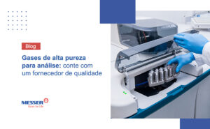 Gás de alta pureza para análise