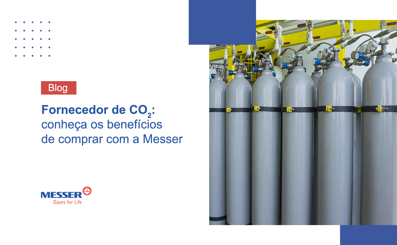 Fornecedor de CO2: conheça os benefícios de comprar com a Messer